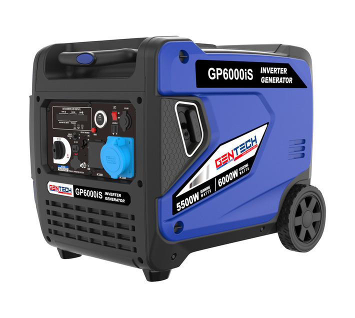 Gentech Silent Design Pure Sine Wave Inverter Generator Electric Start (6000W) for sale